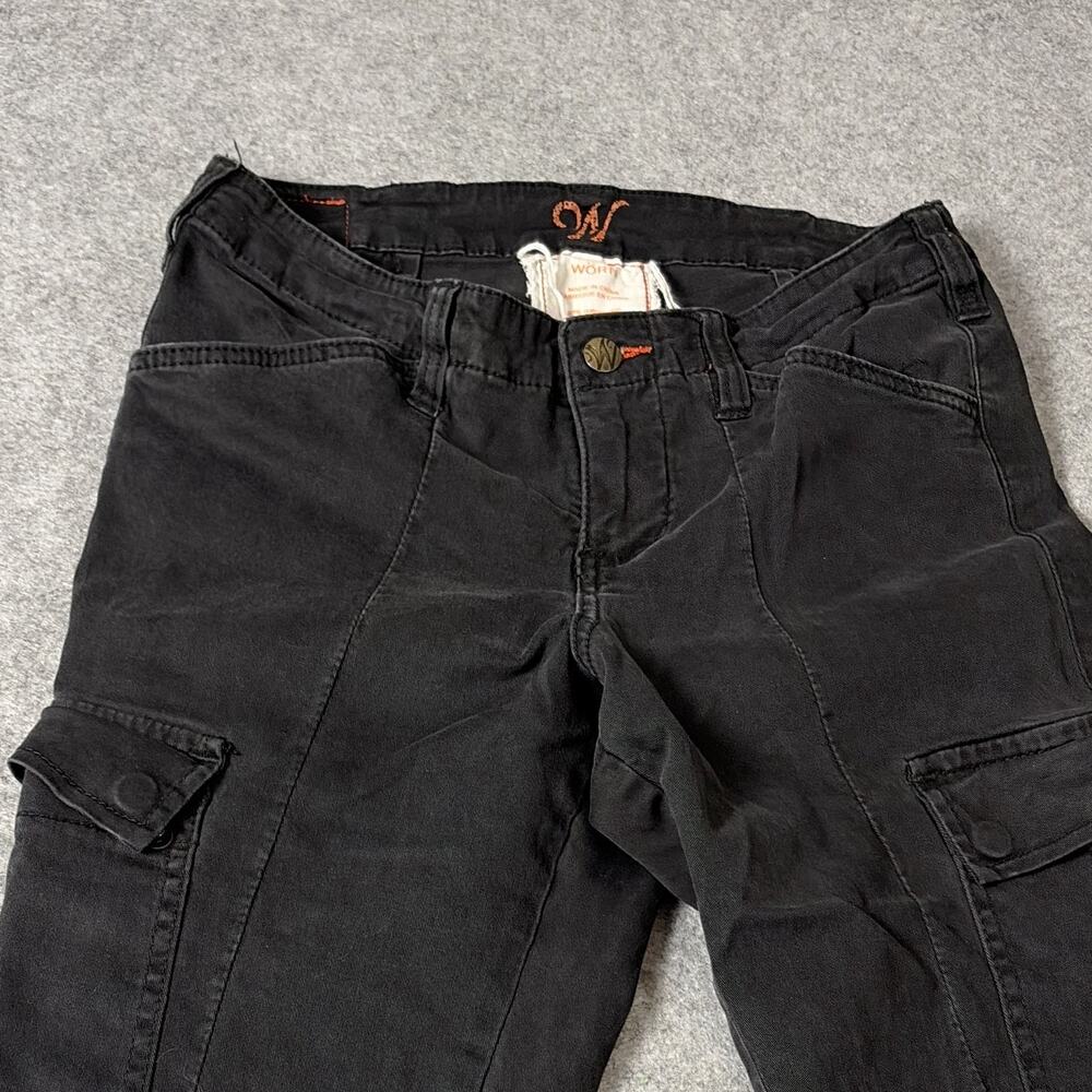 WORN. Cargo pants 6/28 utility straight leg festival